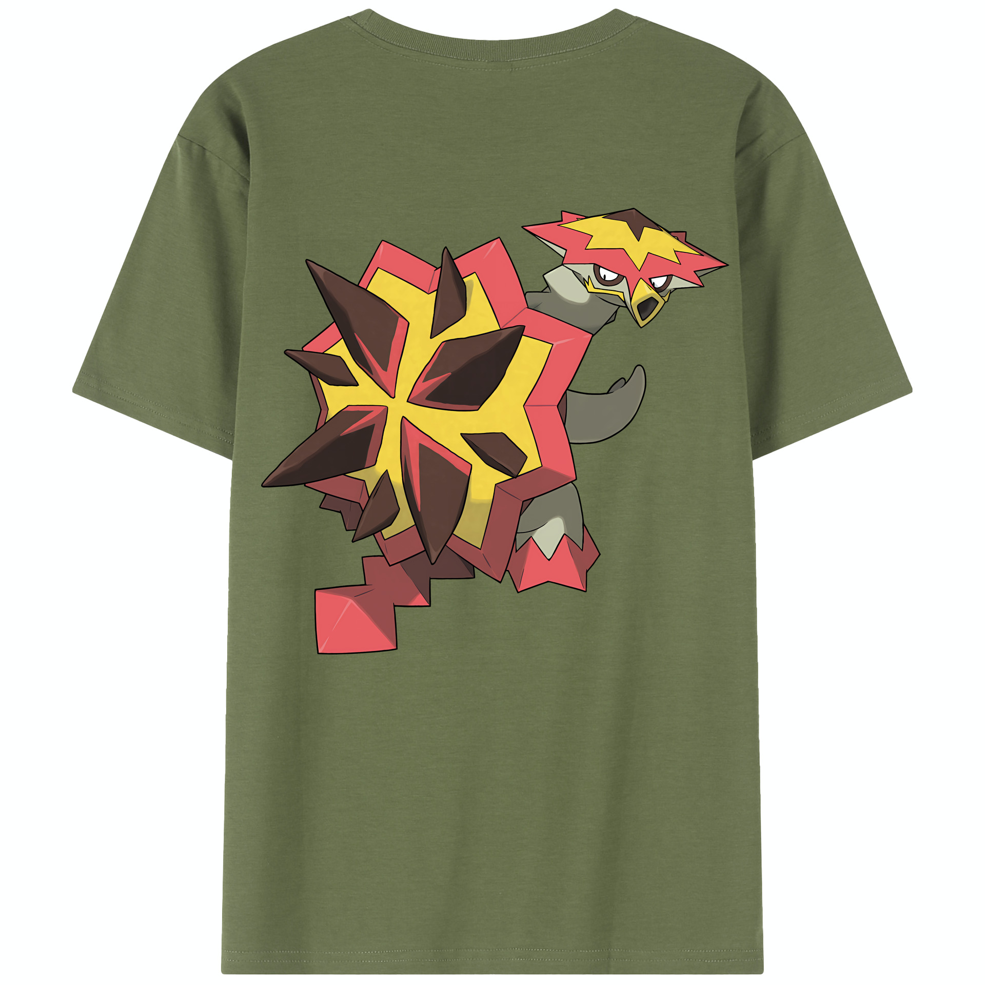 （画像用） ポケットモンスター Pokémon 綿100％半袖Tシャツ（背面プリント）
